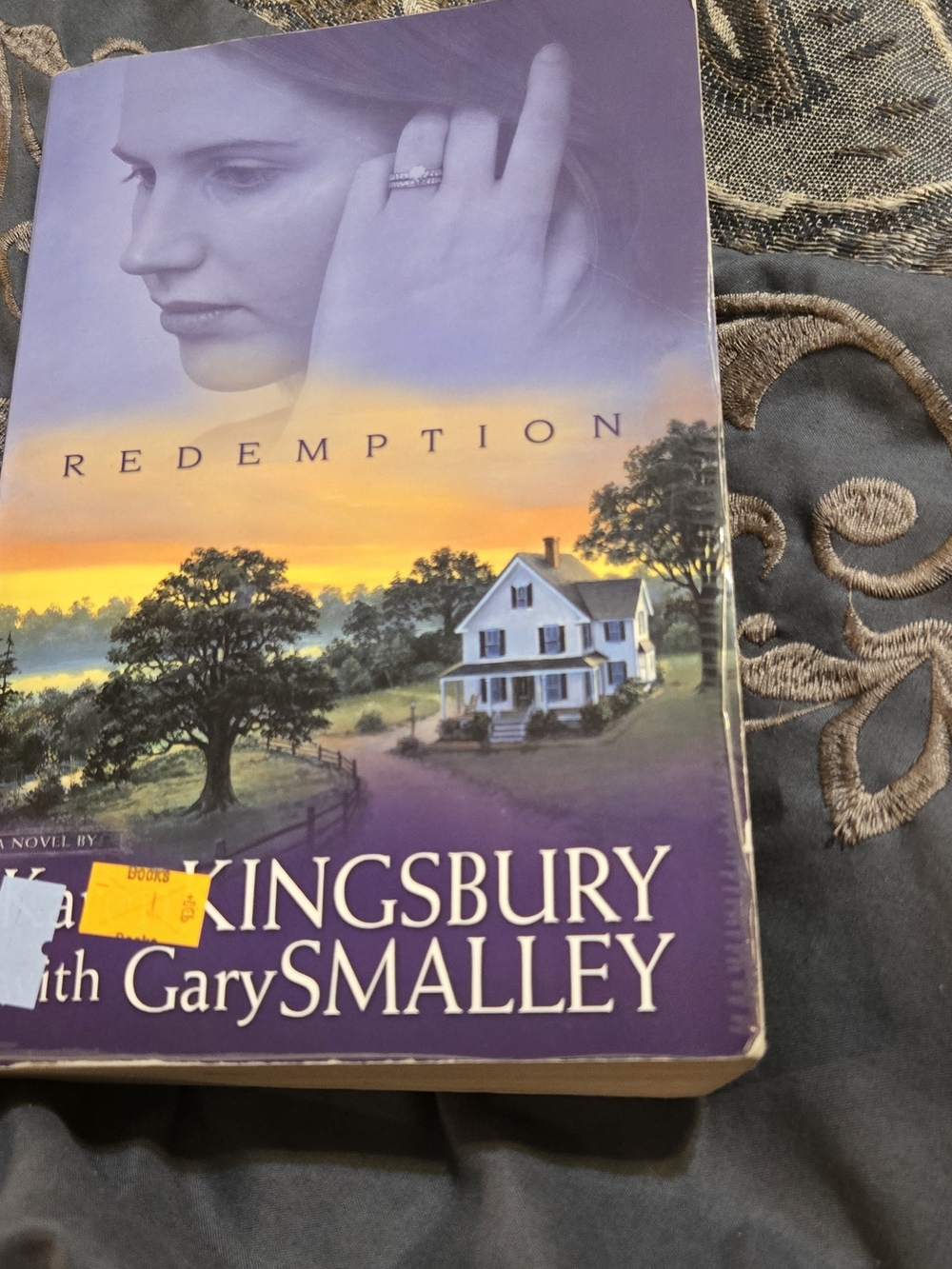 Redemption Paperback Book by Karen Kingsbury (Purple Cover)